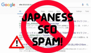 Japanese SEO Spam Detected on Your Website!